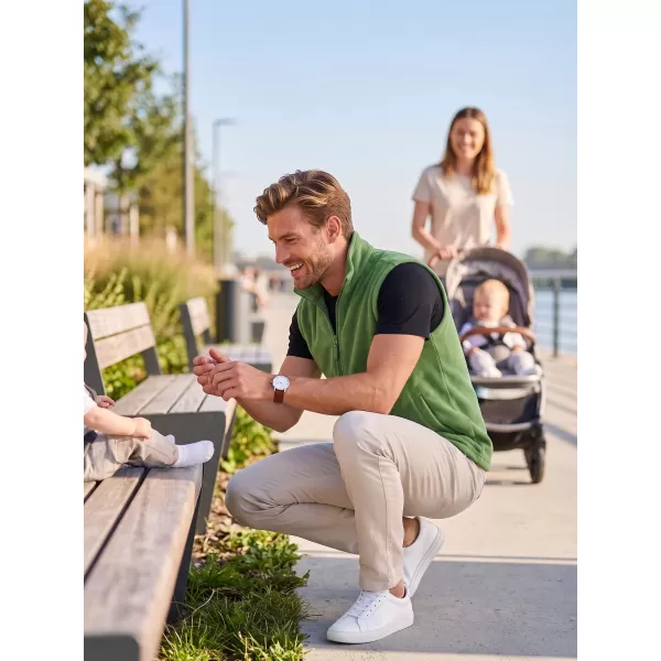  Unisex telovnik iz flisa ALTISPORT NoPrint NP/ALU815 TRAVNATO ZELENA 