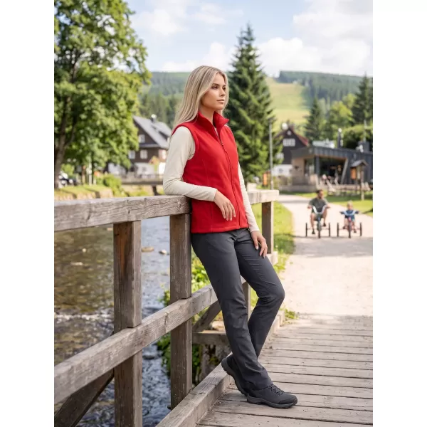  Unisex telovnik iz flisa ALTISPORT NoPrint NP/ALU815 RDEČA 