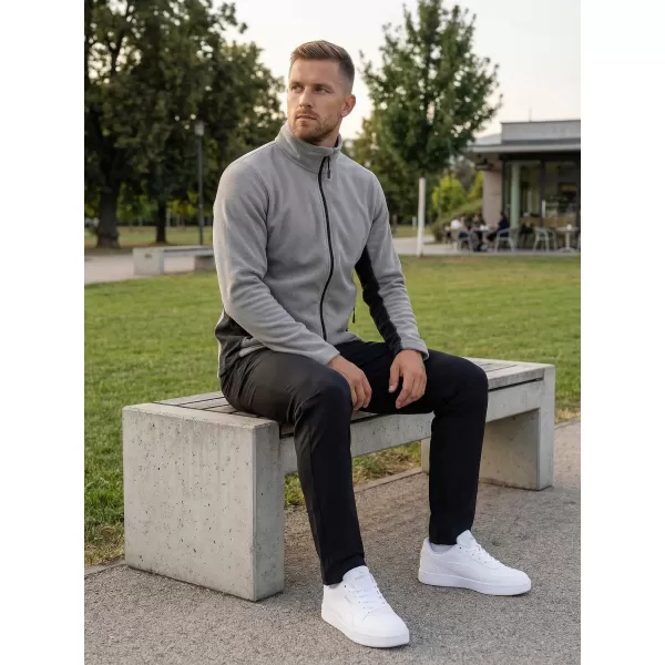  Moška trenirka flisa ALTISPORT NoPrint NP/ALM725 SVETLO SIVA 