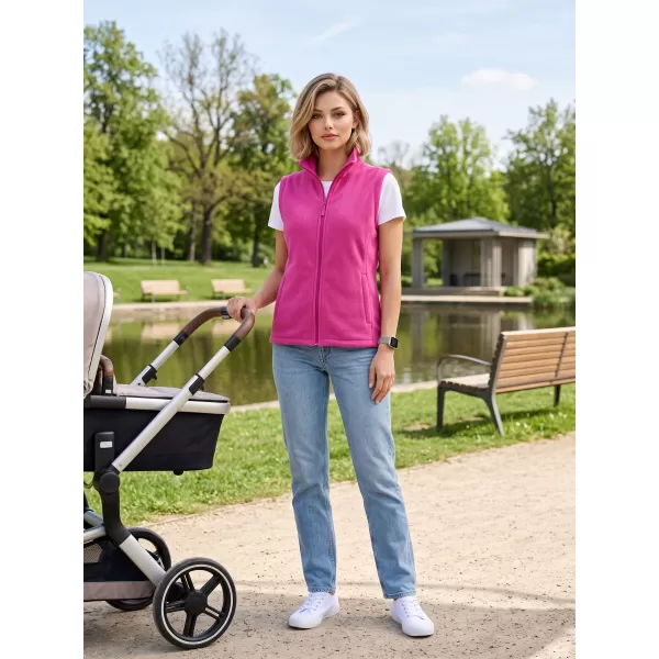  Unisex telovnik flis ALTISPORT NoPrint NP/ALU815 FUCHSIA RDEČA 