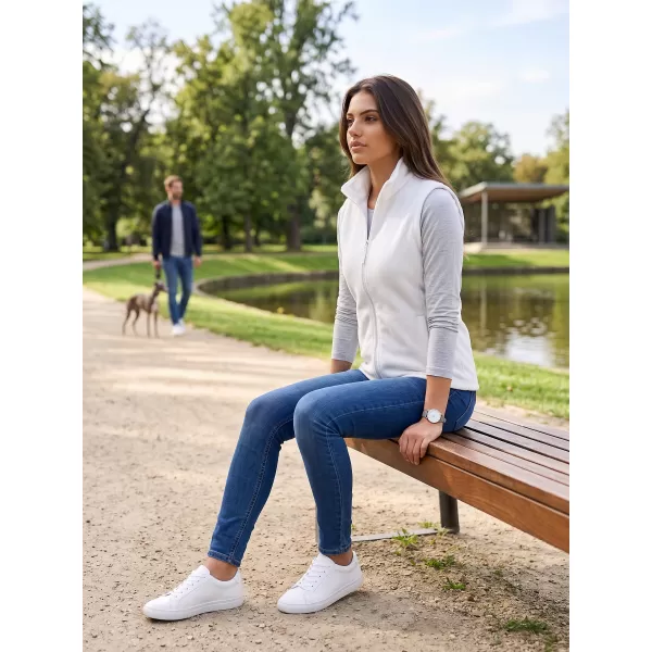  Unisex telovnik iz flisa ALTISPORT NoPrint NP/ALU815 BELA 