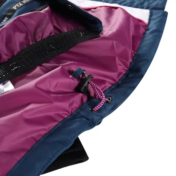  Ženska smučarska jakna ALPINE PRO FEEDRA LJCB604 MODRO 