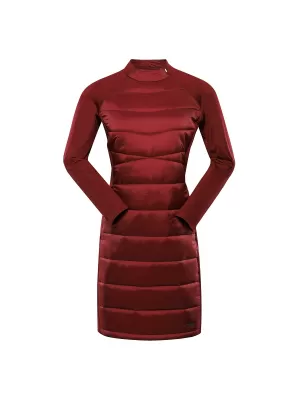 Ženska obleka za hi-therm ALPINE PRO OMERA LSKB459 RDEČA