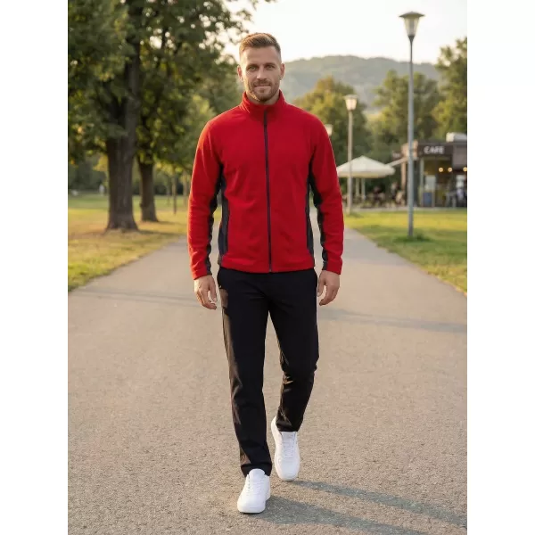  Moška trenirka flisa ALTISPORT NoPrint NP/ALM725 RDEČA 