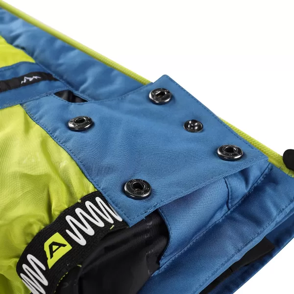  Smučarska jakna ALPINE PRO REAMO KJCB305 SVETLO ZELENA 
