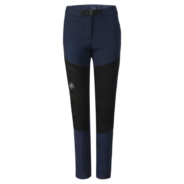  Ženske softhell hlače ALPINE PRO AKANA LPAD698 MODRI ​​INDIGO 