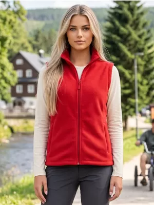 Unisex telovnik iz flisa ALTISPORT NoPrint NP/ALU815 RDEČA