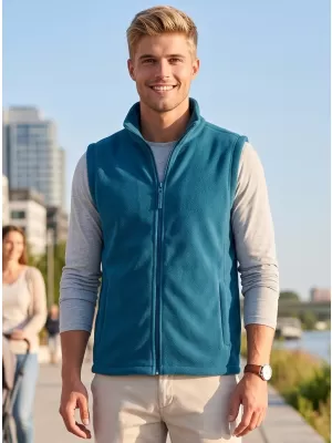 Unisex telovnik iz flisa ALTISPORT NoPrint NP/ALU815 KEROZIN