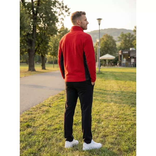  Moška trenirka flisa ALTISPORT NoPrint NP/ALM725 RDEČA 