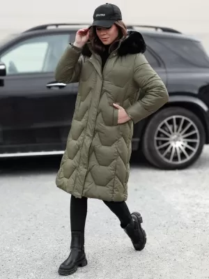 Plašč DSTREET WINTERACT TY4776 ZELENO
