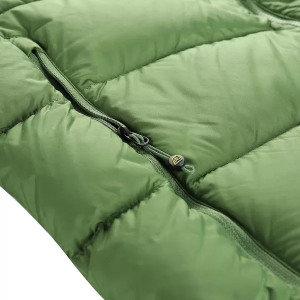  Moška zimska pernata jakna ALPINE PRO ROGIT MJCD621 ZELENO 