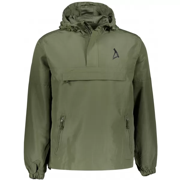  Moška vetrovka čez glavo ALTISPORT BYB/ALM002B3162 OLIVNO 