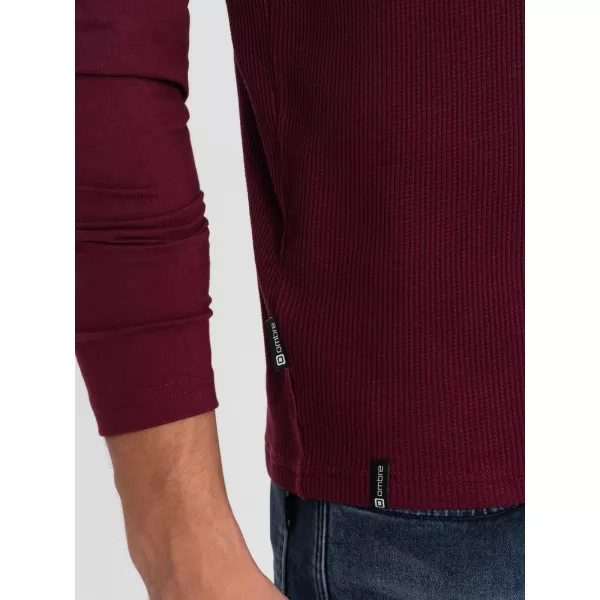  Srajca OMBRE OM-LSCL-0109 MAROON 