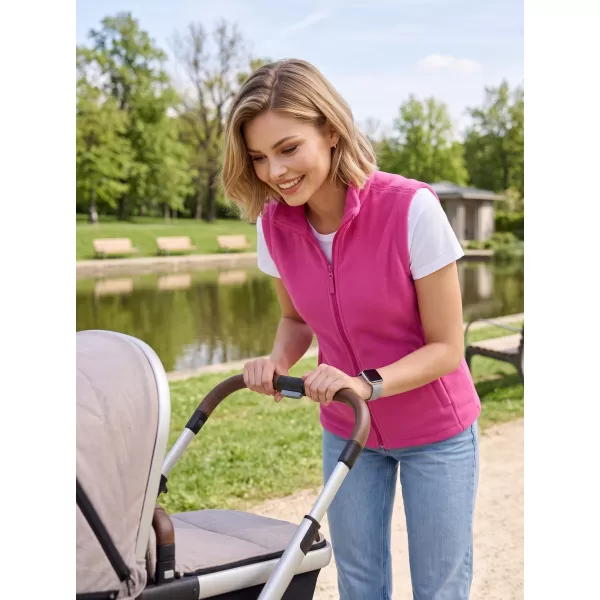  Unisex telovnik flis ALTISPORT NoPrint NP/ALU815 FUCHSIA RDEČA 