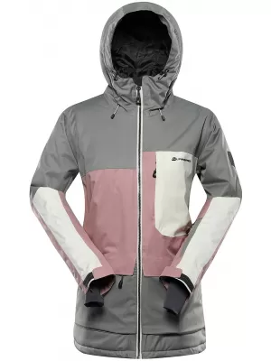 Ženska smučarska jakna ALPINE PRO GARGA LJCD657 SIVA