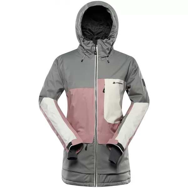  Ženska smučarska jakna ALPINE PRO GARGA LJCD657 SIVA 