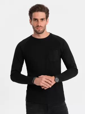 Srajca OMBRE OM-LSCL-0109 ČRN