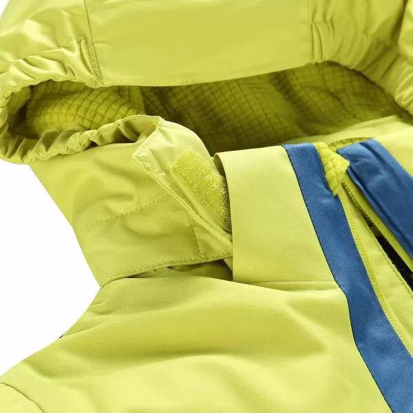  Smučarska jakna ALPINE PRO REAMO KJCB305 SVETLO ZELENA 