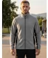 Moška trenirka flisa ALTISPORT NoPrint NP/ALM725 SVETLO SIVA