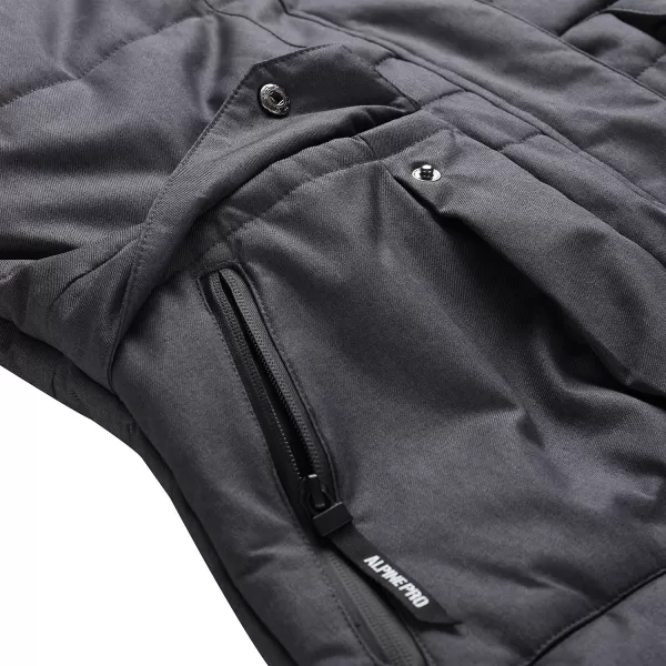  Telovnik ALPINE PRO HARDA LVEB092 TEMNO SIVA 