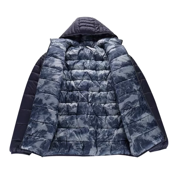  Moška dvostranska jakna Hi-Therm ALPINE PRO EROM MJCD628 MODRI ​​INDIGO 