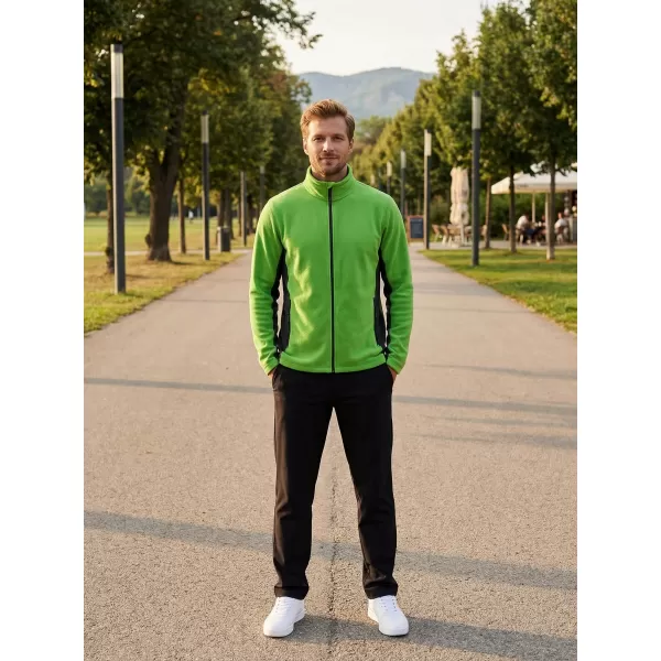  Moška trenirka flisa ALTISPORT NoPrint NP/ALM725 JABOLKO ZELENO 