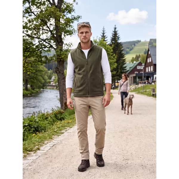  Unisex telovnik iz flisa ALTISPORT NoPrint NP/ALU815 VOJAŠKI 