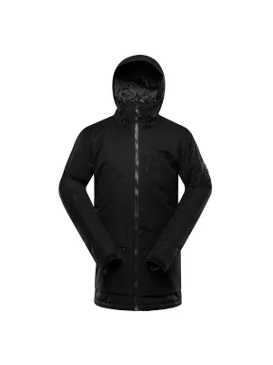 Moška smučarska jakna ALPINE PRO GARG MJCD698 ČRN
