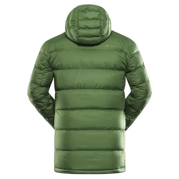  Moška zimska pernata jakna ALPINE PRO ROGIT MJCD621 ZELENO 