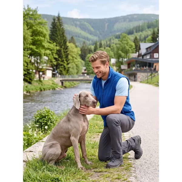  Unisex telovnik iz flisa ALTISPORT NoPrint NP/ALU815 KRALJEVSKO MODRA 