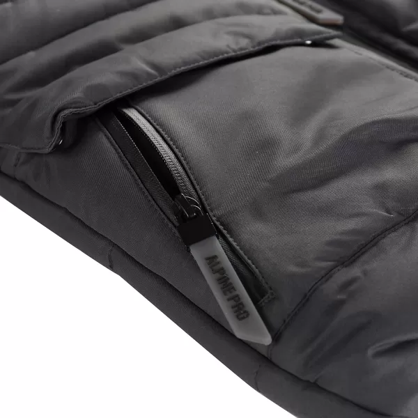  Jakna ALPINE PRO WERDO KJCD335 TEMNO SIVA 