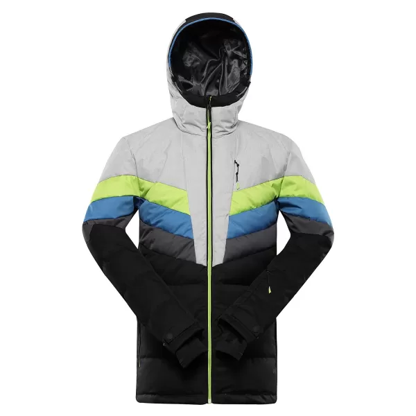  Moška smučarska jopič ALPINE PRO FEEDR MJCB638 ČRN 