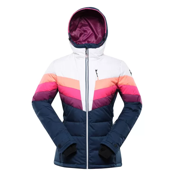  Ženska smučarska jakna ALPINE PRO FEEDRA LJCB604 MODRO 