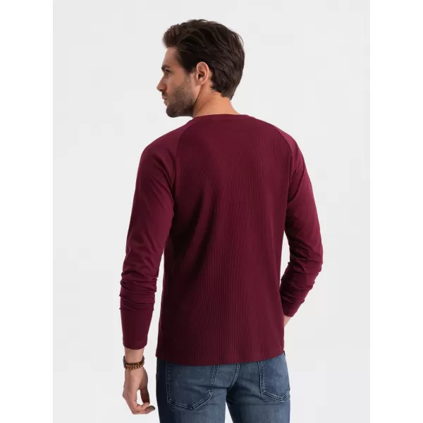  Srajca OMBRE OM-LSCL-0109 MAROON 