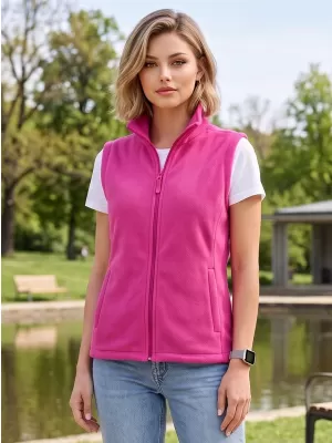 Unisex telovnik flis ALTISPORT NoPrint NP/ALU815 FUCHSIA RDEČA
