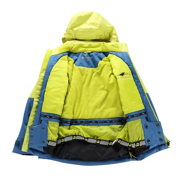  Smučarska jakna ALPINE PRO REAMO KJCB305 SVETLO ZELENA 