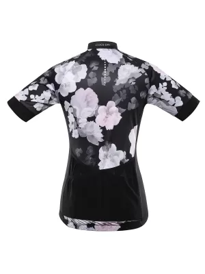 Ženski kolesarski dres ALPINE PRO SAGENA LTSC971 ČRN