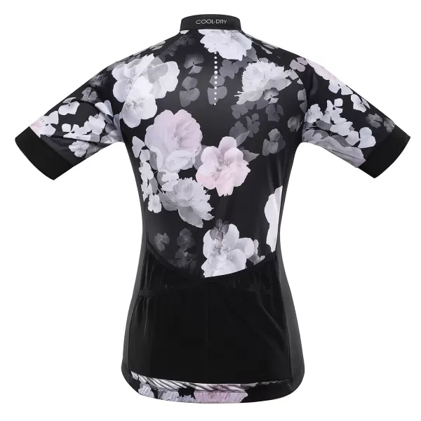  Ženski kolesarski dres ALPINE PRO SAGENA LTSC971 ČRN 
