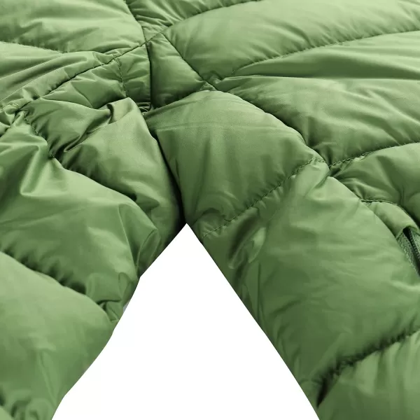  Moška zimska pernata jakna ALPINE PRO ROGIT MJCD621 ZELENO 