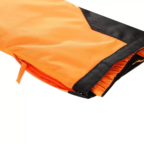  Otroške smučarske hlače ALPINE PRO EDESO KPAD361 NEON ORANŽNA 