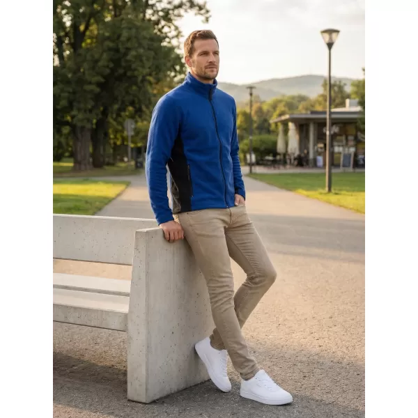  Moški pulover iz flisa ALTISPORT NoPrint NP/ALM725 KRALJEVSKO MODRA 