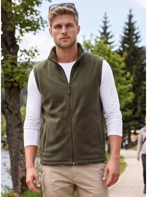 Unisex telovnik iz flisa ALTISPORT NoPrint NP/ALU815 VOJAŠKI