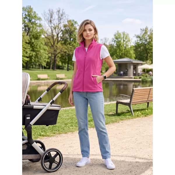  Unisex telovnik flis ALTISPORT NoPrint NP/ALU815 FUCHSIA RDEČA 