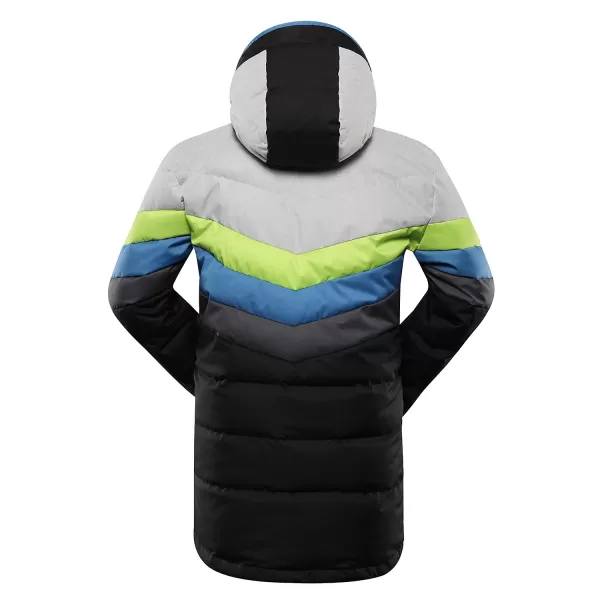  Moška smučarska jopič ALPINE PRO FEEDR MJCB638 ČRN 