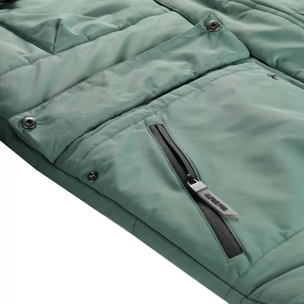  Jakna ALPINE PRO WERD MJCD681 ZELENO 