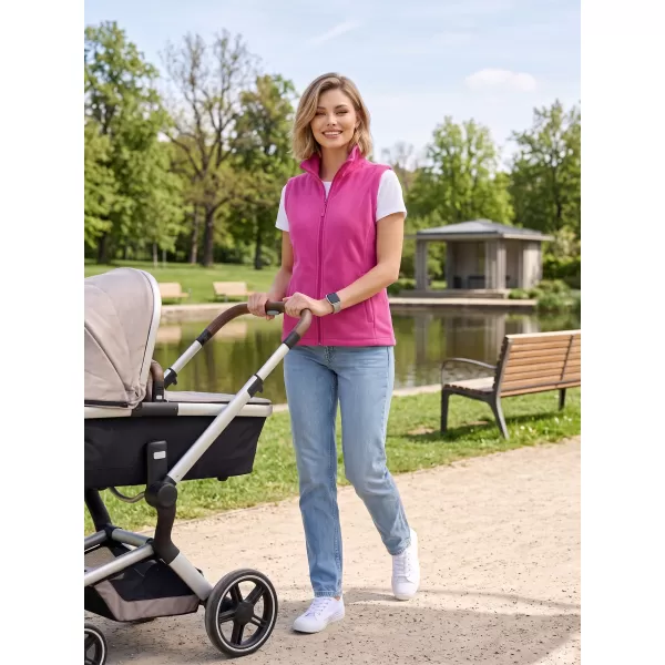  Unisex telovnik flis ALTISPORT NoPrint NP/ALU815 FUCHSIA RDEČA 