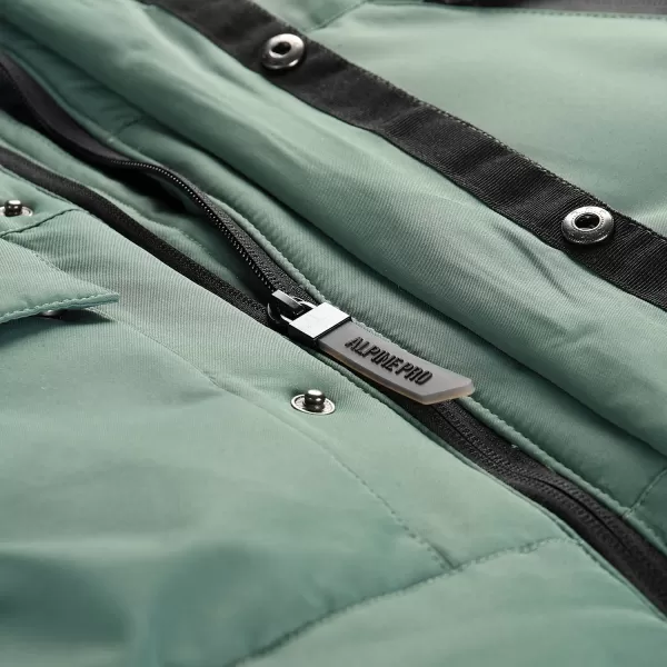  Jakna ALPINE PRO WERD MJCD681 ZELENO 