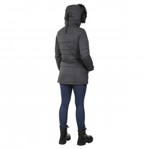  Ženska jakna ALPINE PRO WERDA LJCD644 TEMNO SIVA 
