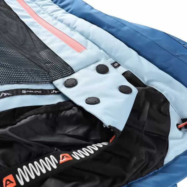  Ženska smučarska jakna ALPINE PRO REAMA LJCB601 MODRO 