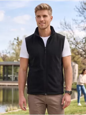 Unisex telovnik flis ALTISPORT NoPrint NP/ALU815 ČRN